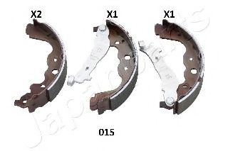 JAPANPARTS GF-015AF Тормозные колодоки для DACIA DUSTER (Дача Дастер) JAPANPARTS GF-015AF Тормозные колодоки для DACIA DUSTER (Дача Дастер)