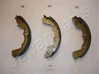 JAPANPARTS GF-707AF Тормозные колодоки для SUBARU (Субару) JAPANPARTS GF-707AF Тормозные колодоки для SUBARU (Субару)