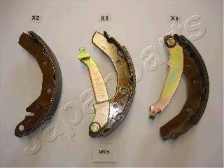 JAPANPARTS GF-W01AF Тормозные колодоки для DAEWOO MATIZ (Дэу Матиз) JAPANPARTS GF-W01AF Тормозные колодоки для DAEWOO MATIZ (Дэу Матиз)