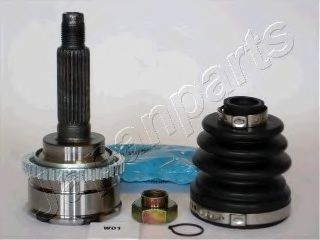 JAPANPARTS GI-W01 Шарнирный комплект, приводной вал со стороны колеса для CHEVROLET (Шевроле) JAPANPARTS GI-W01 Шарнирный комплект, приводной вал со стороны колеса для CHEVROLET (Шевроле)