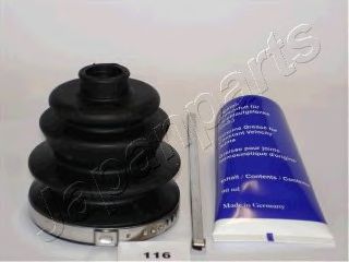 JAPANPARTS KB-116 Комплект пылника, приводной вал со стороны колеса для DAIHATSU CUORE III (Дайхатсу Cуорэ 3) JAPANPARTS KB-116 Комплект пылника, приводной вал со стороны колеса для DAIHATSU CUORE III (Дайхатсу Cуорэ 3)