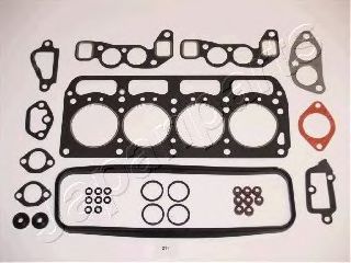 JAPANPARTS KG-211 Комплект прокладок, головка цилиндра 3KH для TOYOTA COROLLA (Тойота/тоета Cоролла)