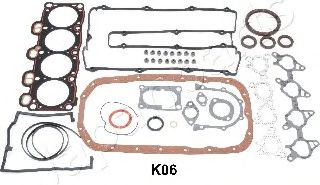 JAPANPARTS KM-K06 Комплект прокладок, двигатель для MAZDA 626 III (Мазда 626 3) JAPANPARTS KM-K06 Комплект прокладок, двигатель для MAZDA 626 III (Мазда 626 3)