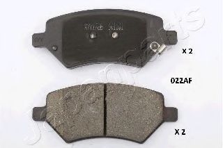 JAPANPARTS PA-022AF Тормозные колодки для CHERY CHANCE (Чери Чанcэ) JAPANPARTS PA-022AF Тормозные колодки для CHERY CHANCE (Чери Чанcэ)