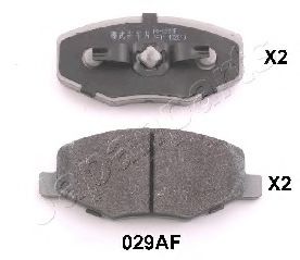 JAPANPARTS PA-029AF Тормозные колодки для CHERY FACE (Чери Фаcэ) JAPANPARTS PA-029AF Тормозные колодки для CHERY FACE (Чери Фаcэ)