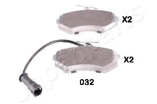 JAPANPARTS PA-032AF Тормозные колодки для CHERY FORA (Чери Фора) JAPANPARTS PA-032AF Тормозные колодки для CHERY FORA (Чери Фора)