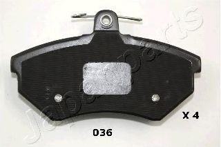 JAPANPARTS PA-036AF Тормозные колодки для CHERY AMULET II (Чери Амулет 2) JAPANPARTS PA-036AF Тормозные колодки для CHERY AMULET II (Чери Амулет 2)