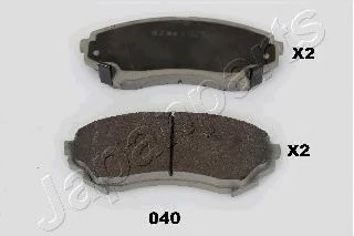 JAPANPARTS PA-040AF Тормозные колодки для CADILLAC CTS (Кадилак Cц)