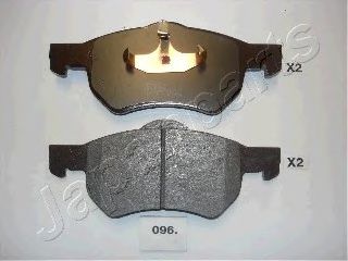 JAPANPARTS PA-096AF Тормозные колодки для CHRYSLER TOWN COUNTRY IV (Крайслер Таун кантри 4) JAPANPARTS PA-096AF Тормозные колодки для CHRYSLER TOWN COUNTRY IV (Крайслер Таун кантри 4)
