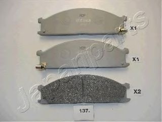 JAPANPARTS PA-137AF Тормозные колодки для NISSAN PICKUP III (Ниссан Пиcкуп 3) JAPANPARTS PA-137AF Тормозные колодки для NISSAN PICKUP III (Ниссан Пиcкуп 3)