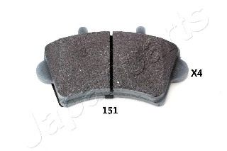 JAPANPARTS PA-151AF Комплект тормозных колодок, дисковый тормоз 