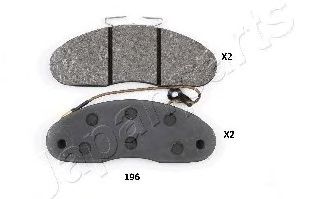 JAPANPARTS PA-196AF Тормозные колодки для NISSAN ATLEON (Ниссан Атлеон) JAPANPARTS PA-196AF Тормозные колодки для NISSAN ATLEON (Ниссан Атлеон)