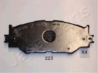 JAPANPARTS PA-223AF Комплект тормозных колодок, дисковый тормоз 