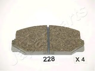 JAPANPARTS PA-228AF Тормозные колодки для TOYOTA CORONA (Тойота/тоета Cорона) JAPANPARTS PA-228AF Тормозные колодки для TOYOTA CORONA (Тойота/тоета Cорона)