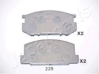 JAPANPARTS PA-229AF Тормозные колодки для TOYOTA COROLLA SPRINTER (Тойота/тоета Cоролла спринтэр) JAPANPARTS PA-229AF Тормозные колодки для TOYOTA COROLLA SPRINTER (Тойота/тоета Cоролла спринтэр)