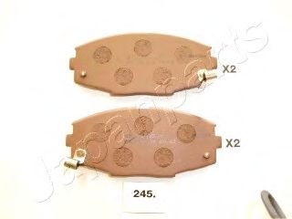 JAPANPARTS PA-245AF Комплект тормозных колодок, дисковый тормоз 