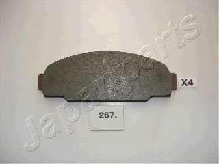 JAPANPARTS PA-267AF Комплект тормозных колодок, дисковый тормоз 