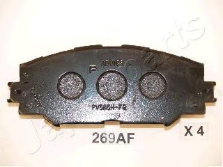 JAPANPARTS PA-269AF Комплект тормозных колодок, дисковый тормоз 