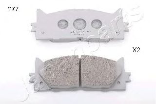 JAPANPARTS PA-277AF Комплект тормозных колодок, дисковый тормоз 