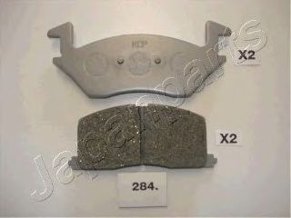 JAPANPARTS PA-284AF Комплект тормозных колодок, дисковый тормоз 