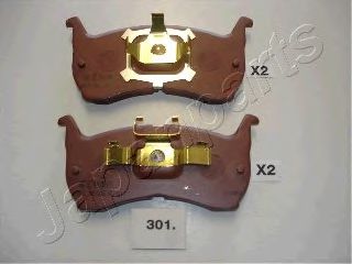 JAPANPARTS PA-301AF Тормозные колодки для MAZDA 626 II (Мазда 626 2) JAPANPARTS PA-301AF Тормозные колодки для MAZDA 626 II (Мазда 626 2)