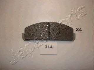 JAPANPARTS PA-314AF Комплект тормозных колодок, дисковый тормоз 