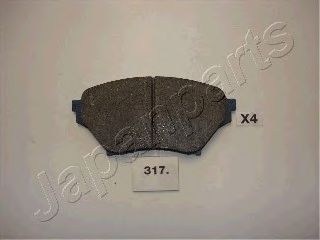 JAPANPARTS PA-317AF Комплект тормозных колодок, дисковый тормоз 