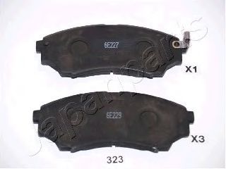 JAPANPARTS PA-323AF Тормозные колодки для MAZDA PROCEED/DRIFTER (Мазда Просид/дрифтэр) JAPANPARTS PA-323AF Тормозные колодки для MAZDA PROCEED/DRIFTER (Мазда Просид/дрифтэр)