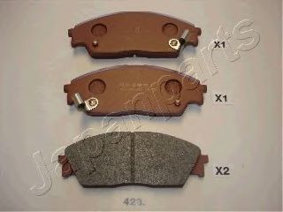 JAPANPARTS PA-423AF Тормозные колодки для HONDA PRELUDE III (Хонда Прэлудэ 3) JAPANPARTS PA-423AF Тормозные колодки для HONDA PRELUDE III (Хонда Прэлудэ 3)