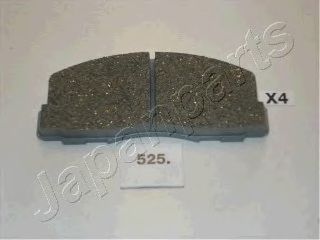 JAPANPARTS PA-525AF Тормозные колодки для MITSUBISHI TREDIA (Митсубиши/митсубиси Трэдиа) JAPANPARTS PA-525AF Тормозные колодки для MITSUBISHI TREDIA (Митсубиши/митсубиси Трэдиа)