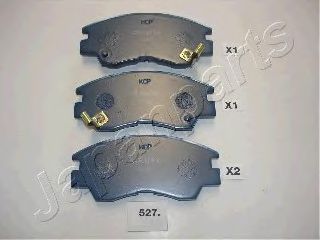 JAPANPARTS PA-527AF Тормозные колодки для MITSUBISHI L 300 STARWAGON (Митсубиши/митсубиси Л 300 старвагон) JAPANPARTS PA-527AF Тормозные колодки для MITSUBISHI L 300 STARWAGON (Митсубиши/митсубиси Л 300 старвагон)