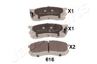 JAPANPARTS PA-616AF Тормозные колодки для DAIHATSU EXTOL (Дайхатсу Эxтол) JAPANPARTS PA-616AF Тормозные колодки для DAIHATSU EXTOL (Дайхатсу Эxтол)