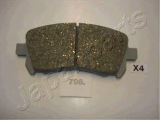 JAPANPARTS PA-796AF Тормозные колодки для SUBARU LIBERTY III (Субару Либэртъ 3) JAPANPARTS PA-796AF Тормозные колодки для SUBARU LIBERTY III (Субару Либэртъ 3)