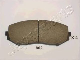 JAPANPARTS PA-802AF Тормозные колодки для SUZUKI GRAND NOMADE II (Сузуки Гранд номадэ 2) JAPANPARTS PA-802AF Тормозные колодки для SUZUKI GRAND NOMADE II (Сузуки Гранд номадэ 2)
