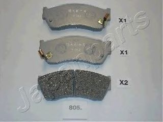 JAPANPARTS PA-805AF Тормозные колодки для TATA B-LINE (Тата Б-линэ) JAPANPARTS PA-805AF Тормозные колодки для TATA B-LINE (Тата Б-линэ)