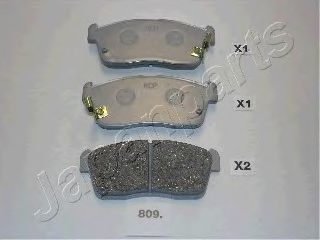 JAPANPARTS PA-809AF Тормозные колодки для DAIHATSU BOON (Дайхатсу Боон) JAPANPARTS PA-809AF Тормозные колодки для DAIHATSU BOON (Дайхатсу Боон)