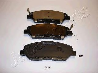 JAPANPARTS PA-H14AF Тормозные колодки для SSANGYONG KORANDO (Сан-янг/санянг Корандо) JAPANPARTS PA-H14AF Тормозные колодки для SSANGYONG KORANDO (Сан-янг/санянг Корандо)