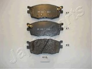 JAPANPARTS PA-K12AF Тормозные колодки для HYUNDAI AVEGA III (Хендай Аvэга 3) JAPANPARTS PA-K12AF Тормозные колодки для HYUNDAI AVEGA III (Хендай Аvэга 3)