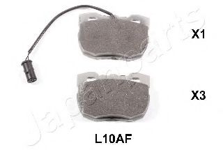 JAPANPARTS PA-L10AF Тормозные колодки передний мост для LAND ROVER DEFENDER (Ленд ровер/лэнд ровер Дэфэндэр) JAPANPARTS PA-L10AF Тормозные колодки передний мост для LAND ROVER DEFENDER (Ленд ровер/лэнд ровер Дэфэндэр)