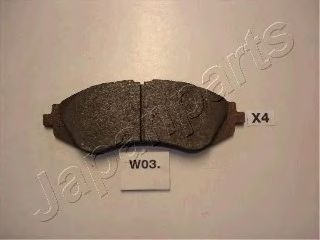 JAPANPARTS PA-W03AF Тормозные колодки для DAEWOO (Дэу) JAPANPARTS PA-W03AF Тормозные колодки для DAEWOO (Дэу)