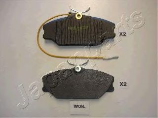JAPANPARTS PA-W08AF Тормозные колодки для DAEWOO LUBLIN II (Дэу Лублин 2) JAPANPARTS PA-W08AF Тормозные колодки для DAEWOO LUBLIN II (Дэу Лублин 2)