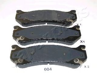 JAPANPARTS PP-004AF Тормозные колодки для CHEVROLET TAHOE (Шевроле Тахоэ) JAPANPARTS PP-004AF Тормозные колодки для CHEVROLET TAHOE (Шевроле Тахоэ)