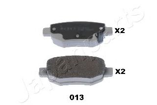 JAPANPARTS PP-013AF Тормозные колодки для CHERY AMULET II (Чери Амулет 2) JAPANPARTS PP-013AF Тормозные колодки для CHERY AMULET II (Чери Амулет 2)