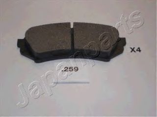 JAPANPARTS PP-259AF Тормозные колодки для TOYOTA PRADO (Тойота/тоета Прадо) JAPANPARTS PP-259AF Тормозные колодки для TOYOTA PRADO (Тойота/тоета Прадо)
