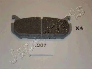 JAPANPARTS PP-307AF Тормозные колодки для MAZDA EUNOS 500 (Мазда Эунос 500) JAPANPARTS PP-307AF Тормозные колодки для MAZDA EUNOS 500 (Мазда Эунос 500)