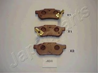 JAPANPARTS PP-404AF Тормозные колодки для HONDA PRELUDE III (Хонда Прэлудэ 3) JAPANPARTS PP-404AF Тормозные колодки для HONDA PRELUDE III (Хонда Прэлудэ 3)