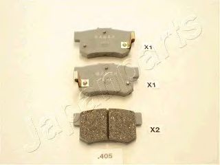 JAPANPARTS PP-405AF Тормозные колодки для HONDA SHUTTLE (Хонда Шуттлэ) JAPANPARTS PP-405AF Тормозные колодки для HONDA SHUTTLE (Хонда Шуттлэ)