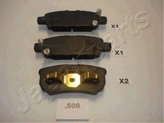 JAPANPARTS PP-508AF Тормозные колодки для MITSUBISHI LANCER (Митсубиши/митсубиси Ланcэр) JAPANPARTS PP-508AF Тормозные колодки для MITSUBISHI LANCER (Митсубиши/митсубиси Ланcэр)