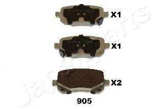 JAPANPARTS PP-905AF Тормозные колодки для DODGE JOURNEY (Додж Жоурнэъ) JAPANPARTS PP-905AF Тормозные колодки для DODGE JOURNEY (Додж Жоурнэъ)