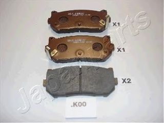 JAPANPARTS PP-K00AF Тормозные колодки для KIA MENTOR / SHUMA (Киа Мэнтор / шума) JAPANPARTS PP-K00AF Тормозные колодки для KIA MENTOR / SHUMA (Киа Мэнтор / шума)